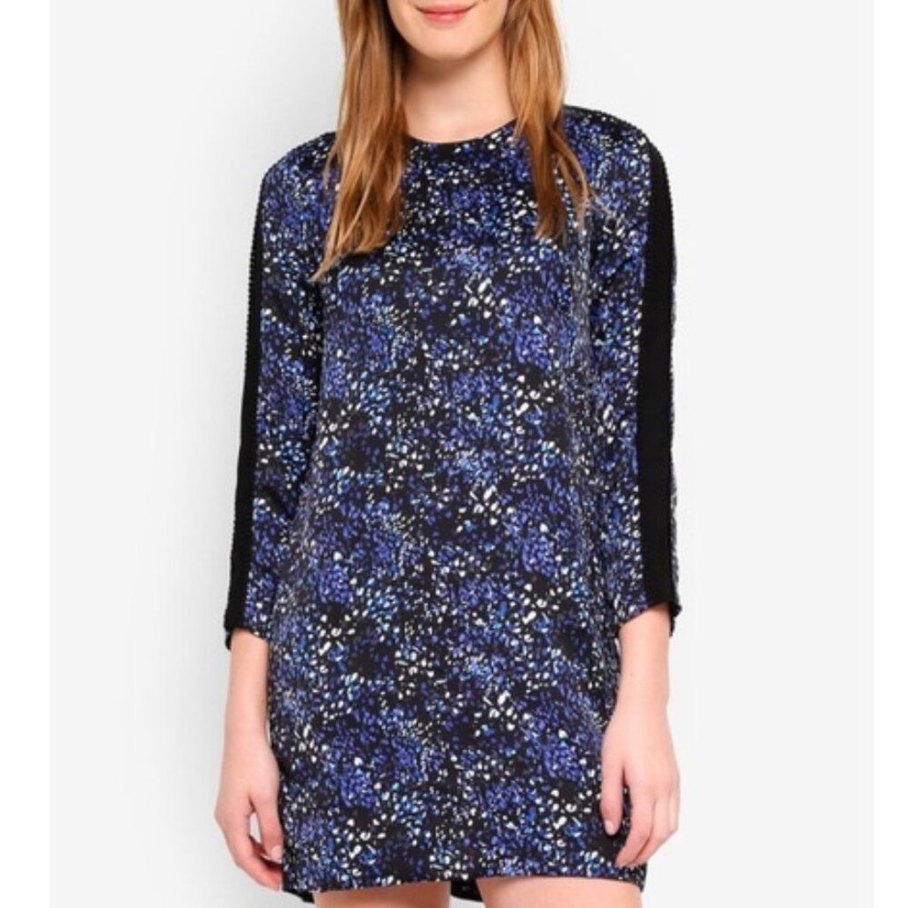Banana Republic Lace Trim Sleeve Dress Size 12 Petite NWT Office Business Casual